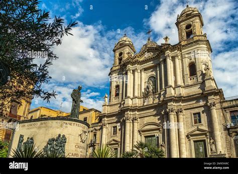 The Facade Of The Church Of San Francesco D Assisi All Immacolata With