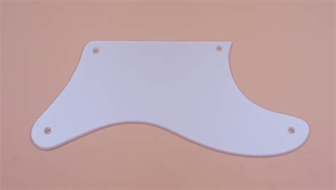 Metallic White Acrylic Pickguard For Us Mex Fender Cabronita Reverb