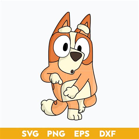 Bingo Bluey SVG, Bluey Cartoon SVG PNG DXF EPS File. | Inspire Uplift ...