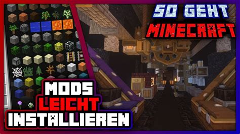 Wie Installiert Man Mods RICHTIG In Minecraft Schnell Einfach