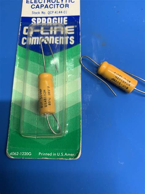 NOS – SPRAGUE – 450V – AXIAL – VINTAGE CAPACITORS – HomeLabSupply