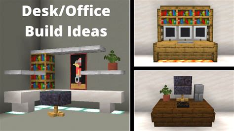 Office Desk Design Minecraft