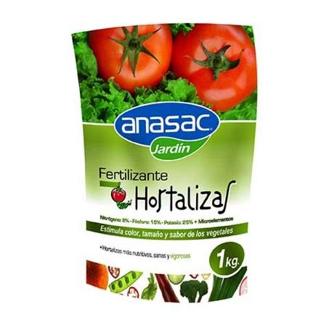 Fertilizante Anasac Para Hortalizas Bolsa Kg