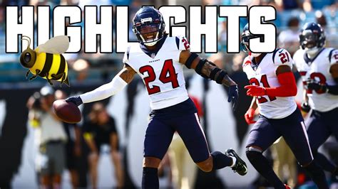 Highlights Houston Texans Derek Stingley Jr S Best Plays In Week