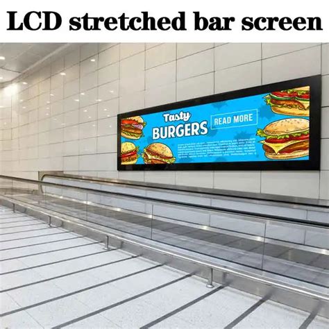 Inch Stretch Bar Lcd Monitor Stretched Lcd Display For Bus