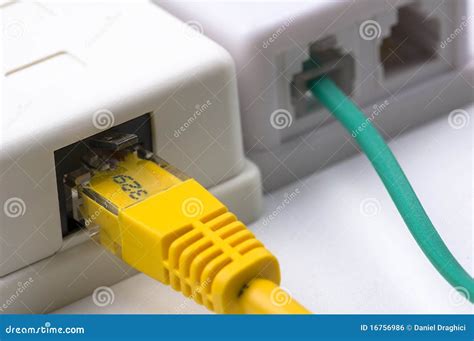 Plugs and sockets stock photo. Image of industry, adsl - 16756986