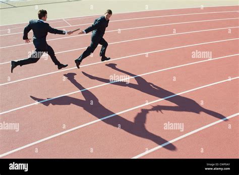 Relay Race Exchange Baton High Resolution Stock Photography and Images ...