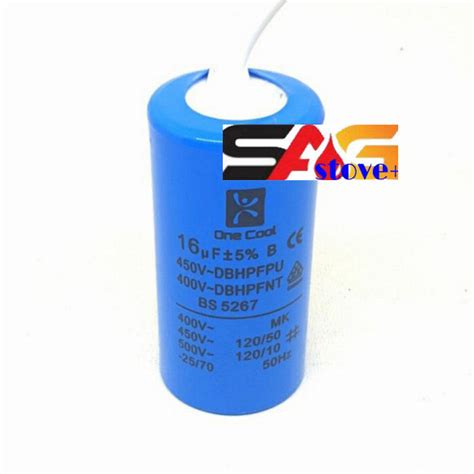 Kapasitor Mesin Cuci 16 Uf Bulat Single Capacitor Pompa Air 16 Mikro