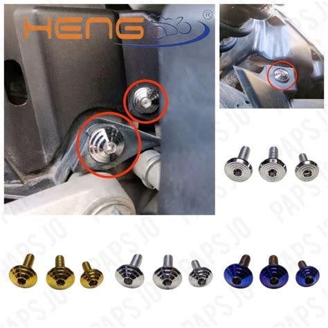 Heng Tire Hugger And Coolant Cover Bolts Pcs Click V V V Shopee