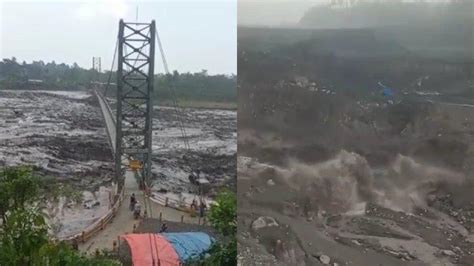 Video Viral Di Tiktok Banjir Lahar Dingin Gunung Semeru Terjang