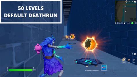 50 Levels Default Deathrun Fortnite Creative Map Code Dropnite