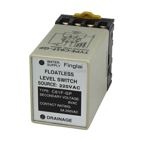 Controlador De Interruptor De Nivel Sin Flotador Líquido C61F GP AC220V