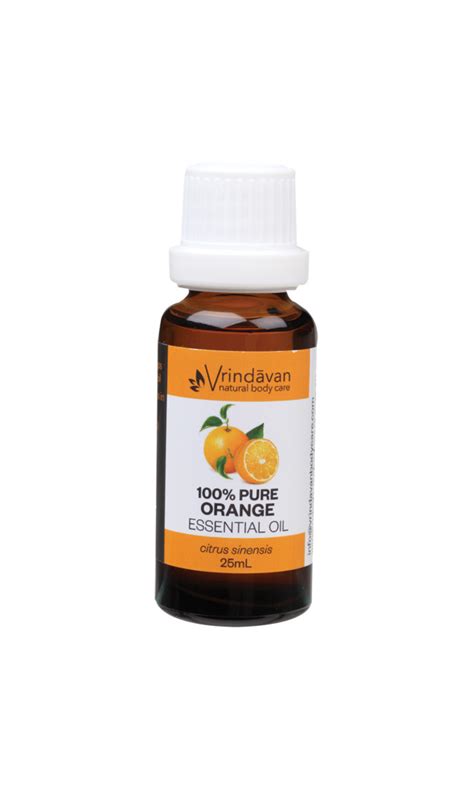 Vrindavan Essential Oil 100 Sweet Orange 25ml — Sakina Holistic Care And Health Store