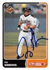 Jay Gibbons Autographed Baseball Card Baltimore Orioles FT 2003