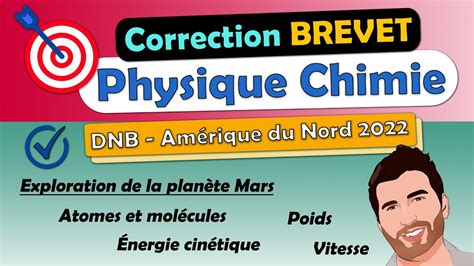 Correction BREVET DNB 2022 Amérique N Exploration de la planète mars