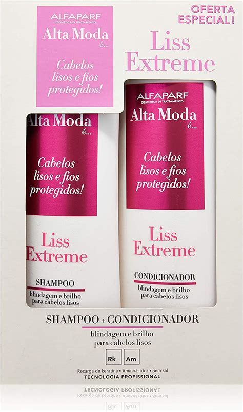 Alta Moda Pack Liss Extreme Pack Shampoo Condicionador Alfa Parf