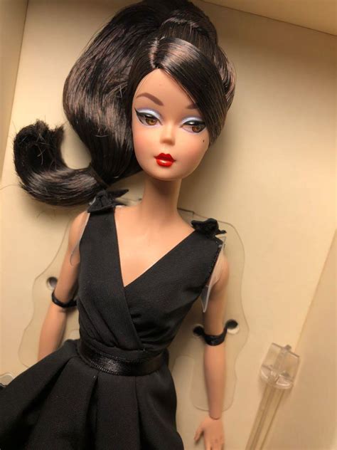 Barbie Bfmc Silkstone Classic Black Dress Doll Hobbies Toys