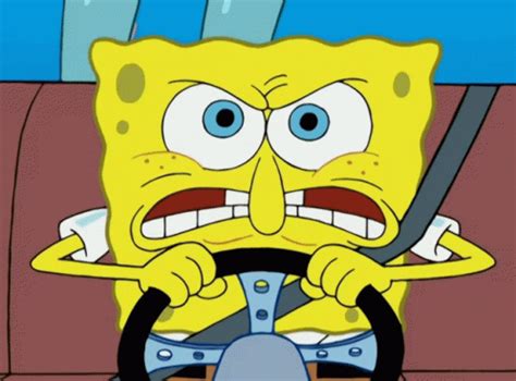 Spongebob Squarepants Road Rage GIF - Spongebob Squarepants Road Rage ...