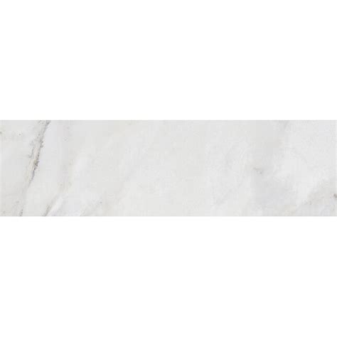 Floors 2000 Anderson White 3 In X 12 In Matte Porcelain Marble Look