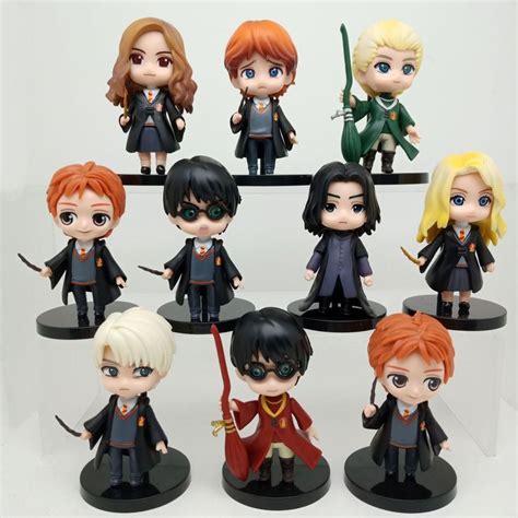 KIT C 10 ACTION FIGURES HARRY POTTER Figura de ação Harry potter