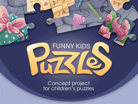 Kids Puzzles Illustrations and Lettering | Behance