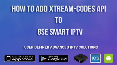 How To Add Xtream Codes Api Gse Smart Iptv Youtube