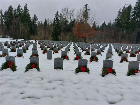 Tahoma National Cemetery-December 2021 | Cemetery, National cemetery ...