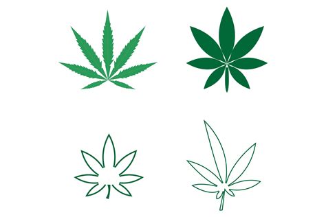 Marijuana Logo Vector Template Graphic by abi pandu · Creative Fabrica