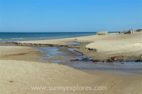 The best beaches at the North Sea coast of Jutland Denmark