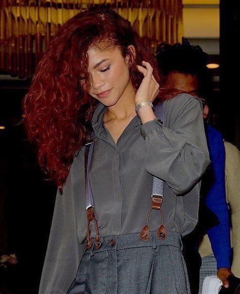 Pin By S On Hair Zendaya Red Hair Zendaya Zendaya Style