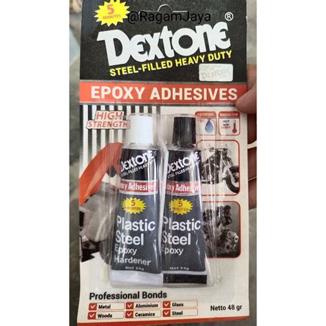 Jual Lem Plastic Steel Dextone Menit G Indonesia Shopee Indonesia