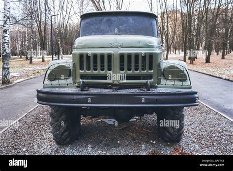 Ryazan Russia November Old Russian Military Truck Zil