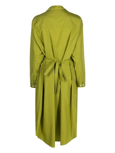 Sunnei Tied Waist Shirt Dress Farfetch