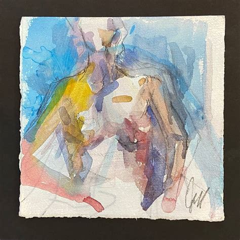 Watercolor Nude Painting By Jen Goss Saatchi Art