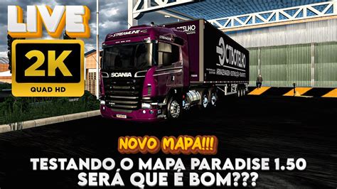 Euro Truck Simulator Rodando No Novo Mapa Paradise Ser Que