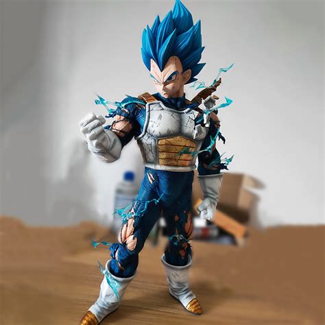 Dragon Ball Z Majin Vegeta Action Figure Toy Heads With Led