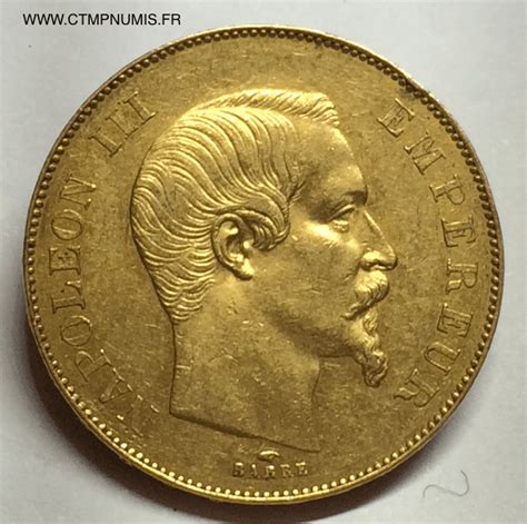 Francs Or Napoleon Iii Tete Nue A Paris Ttb Un Petit Coup