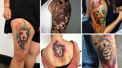 60+ Stunning Lion Tattoo For Women 2024