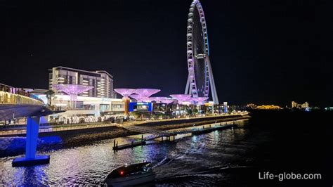 Bluewaters Bridge Dubai Blue Waters Bridge Pedestrian And Panoramic