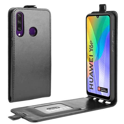 Funda De Cuero Con Tapa Vertical Para Huawei Carcasa Con Tapa Vertical