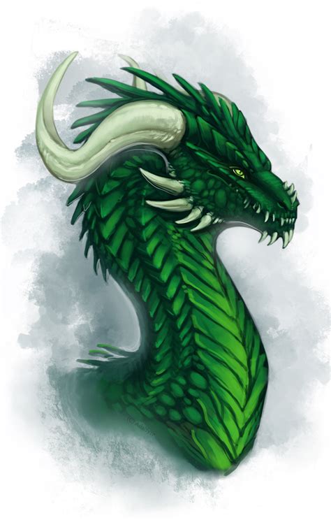 Emerald Wyvern by Adalfyre on DeviantArt