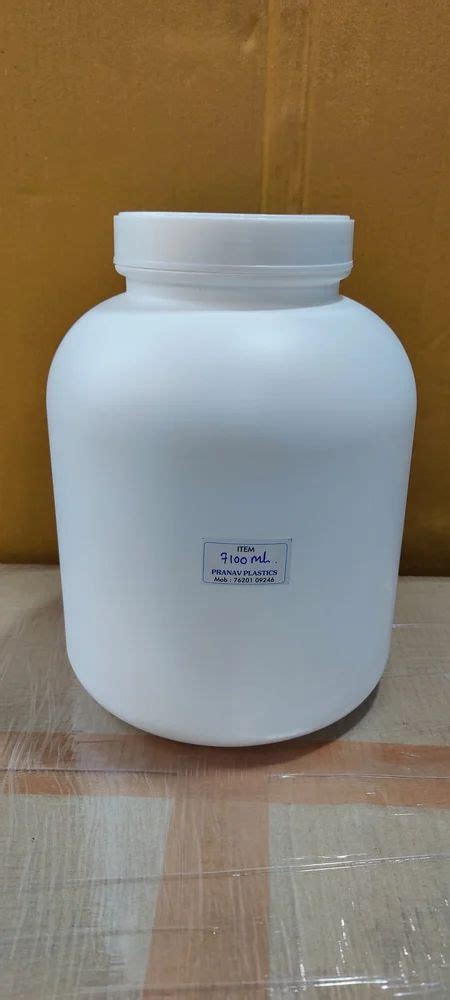 5 Litre Protein Powder Hdpe Jar At Rs 80 Piece In Nashik ID