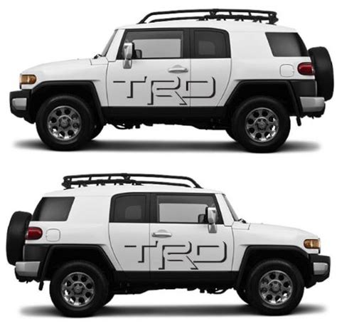 Trd Shadow Toyota Fj Cruiser Decal Vinyl Side Door Graphics