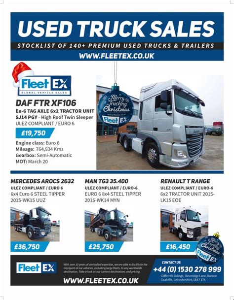 19 Fleetex Ltd Fleetexltd Twitter Used Trucks Sale Promotion