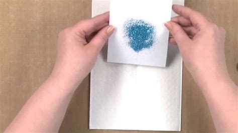 All About Stamping Stamp With A Glue Pad Adding Glitter Youtube