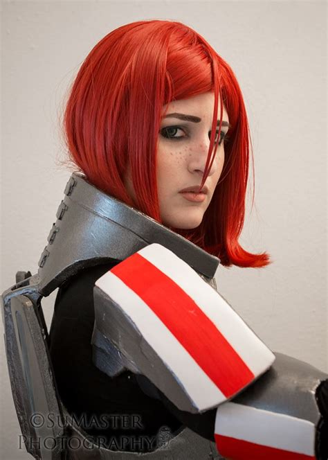 Female Shepard Mass Effect Cosplay Portrait 2 By Alysshakarian On