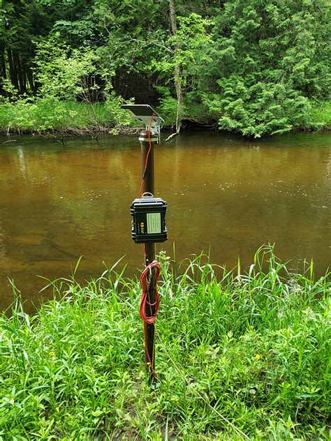 Collecting data: our stream-monitoring stations – Little Manistee ...