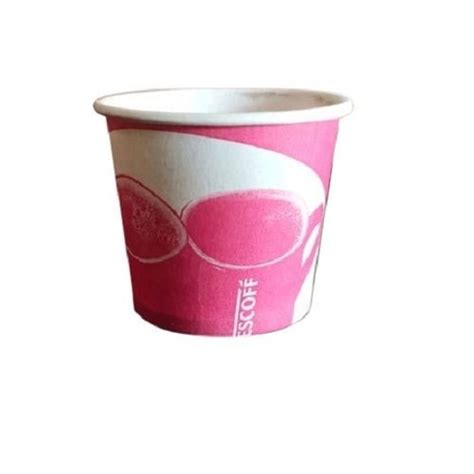 Eco Friendly Heat And Cold Proof Round Printed Disposable Paper