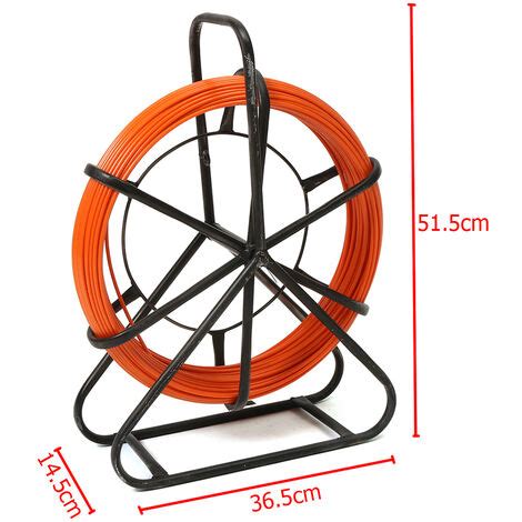 70m 4 5 mm Tire fil Aiguille dévidoir en fibre de verre câble Couleur