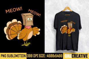 Fake Cat Meow Thanksgiving Png Graphic By Ordcreative Creative Fabrica